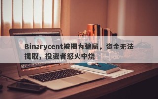 Binarycent被揭为骗局，资金无法提取，投资者怒火中烧