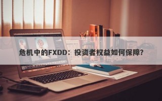 危机中的FXDD：投资者权益如何保障？