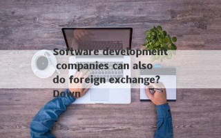 Software development companies can also do foreign exchange?Down