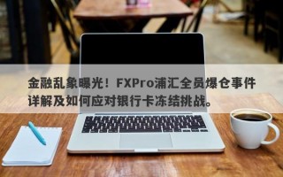 金融乱象曝光！FXPro浦汇全员爆仓事件详解及如何应对银行卡冻结挑战。