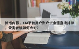 惊爆内幕，XM平台用户账户资金遭直接抹掉，受害者该如何应对？