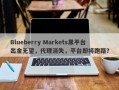 Blueberry Markets黑平台出金无望，代理消失，平台即将跑路？