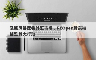 洗钱风暴席卷外汇市场，FXOpen股东被捕监管大行动