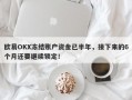 欧易OKX冻结账户资金已半年，接下来的6个月还要继续锁定！