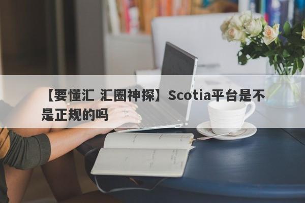 【要懂汇 汇圈神探】Scotia平台是不是正规的吗
-第1张图片-要懂汇圈网