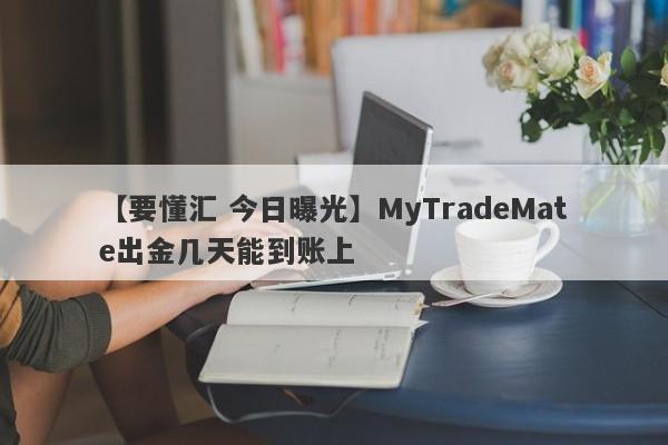 【要懂汇 今日曝光】MyTradeMate出金几天能到账上
-第1张图片-要懂汇圈网