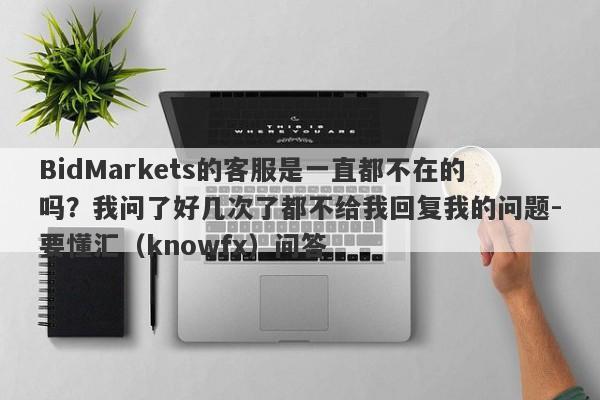 BidMarkets的客服是一直都不在的吗？我问了好几次了都不给我回复我的问题-要懂汇（knowfx）问答-第1张图片-要懂汇圈网