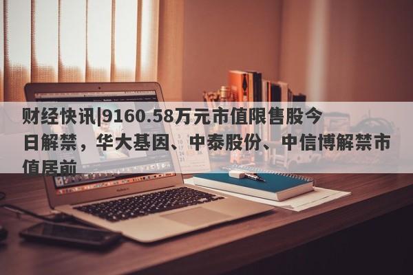 财经快讯|9160.58万元市值限售股今日解禁，华大基因、中泰股份、中信博解禁市值居前-第1张图片-要懂汇圈网