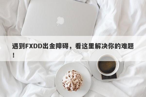 遇到FXDD出金障碍，看这里解决你的难题！-第1张图片-要懂汇圈网