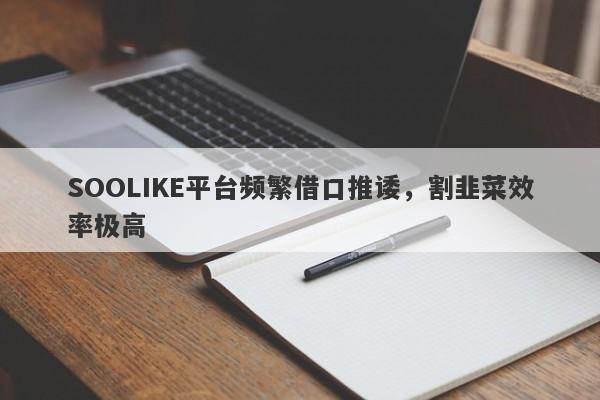 SOOLIKE平台频繁借口推诿，割韭菜效率极高-第1张图片-要懂汇圈网