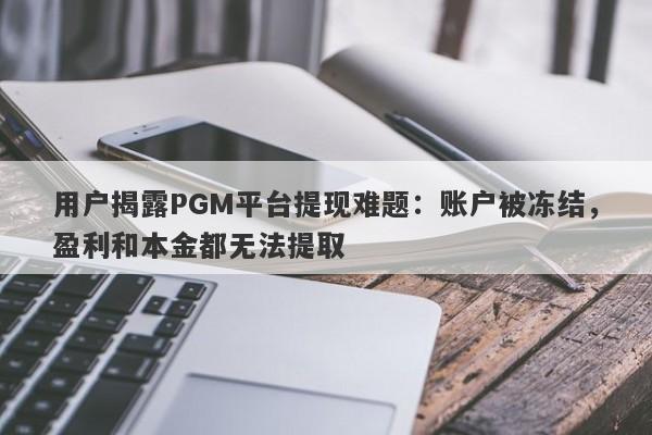 用户揭露PGM平台提现难题：账户被冻结，盈利和本金都无法提取-第1张图片-要懂汇圈网